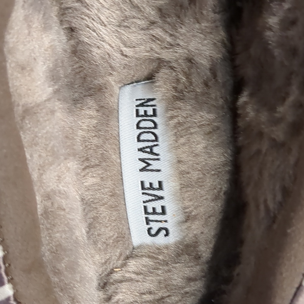 Steve Madden Tan Embellished Mules - Picture 13 of 16